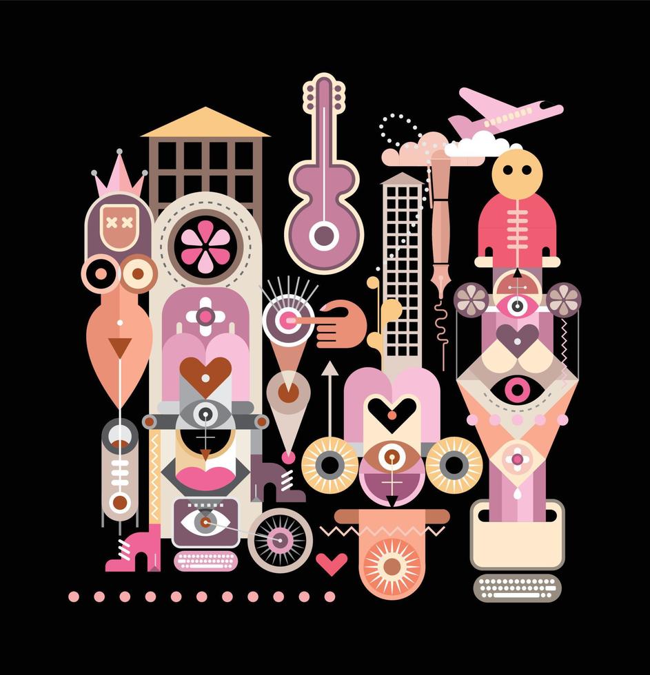 Abstract Art Design vector