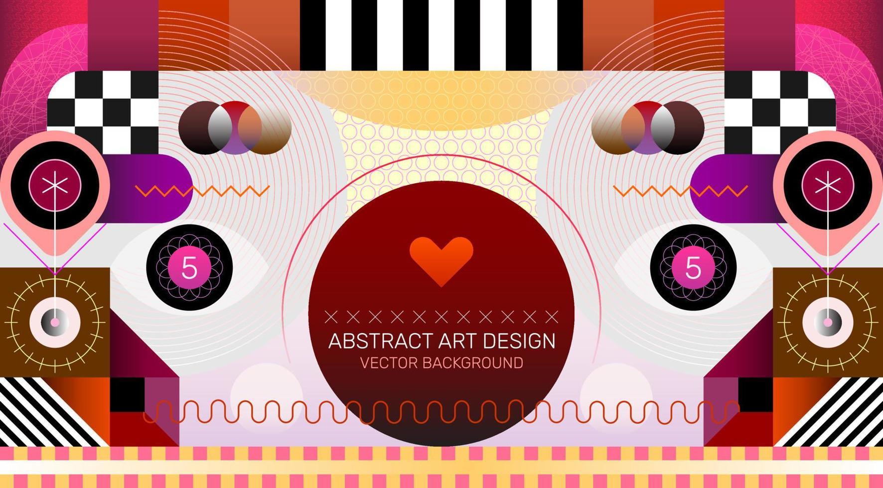 Abstract Art Design vector