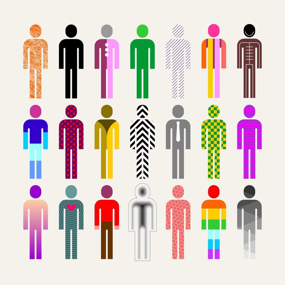 diversidad de personas ilustración vectorial vector