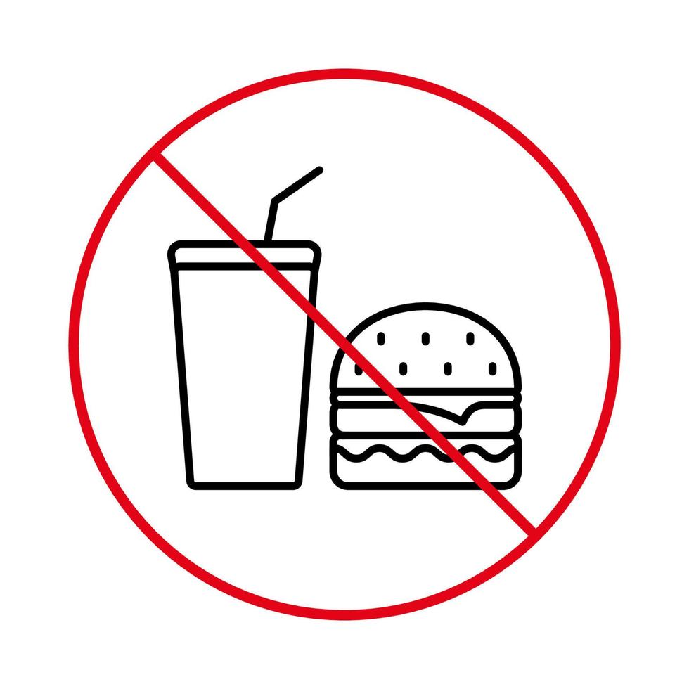 Prohibir La Comida Poco Saludable Prohibir El Pictograma De Cola De prohibir-la-comida-poco-saludable-prohibir-el-pictograma-de-cola-de
