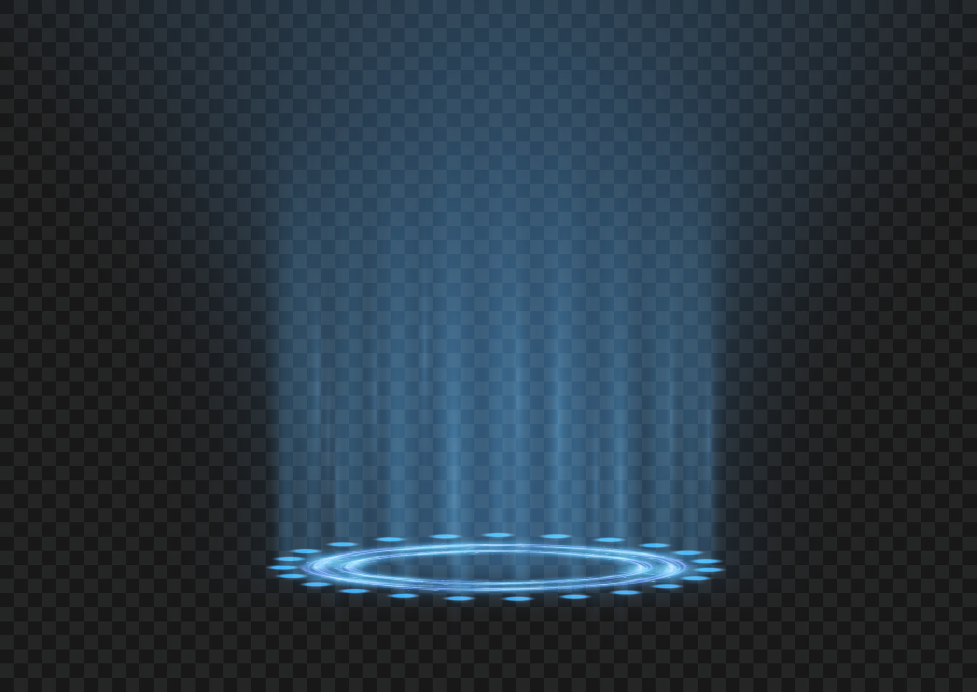 Circular portals, teleport, hologram gadget. Futuristic teleport. Projector HUD or podium for magic circle teleportation. Set of circle light effect 11136302 Vector Art at Vecteezy