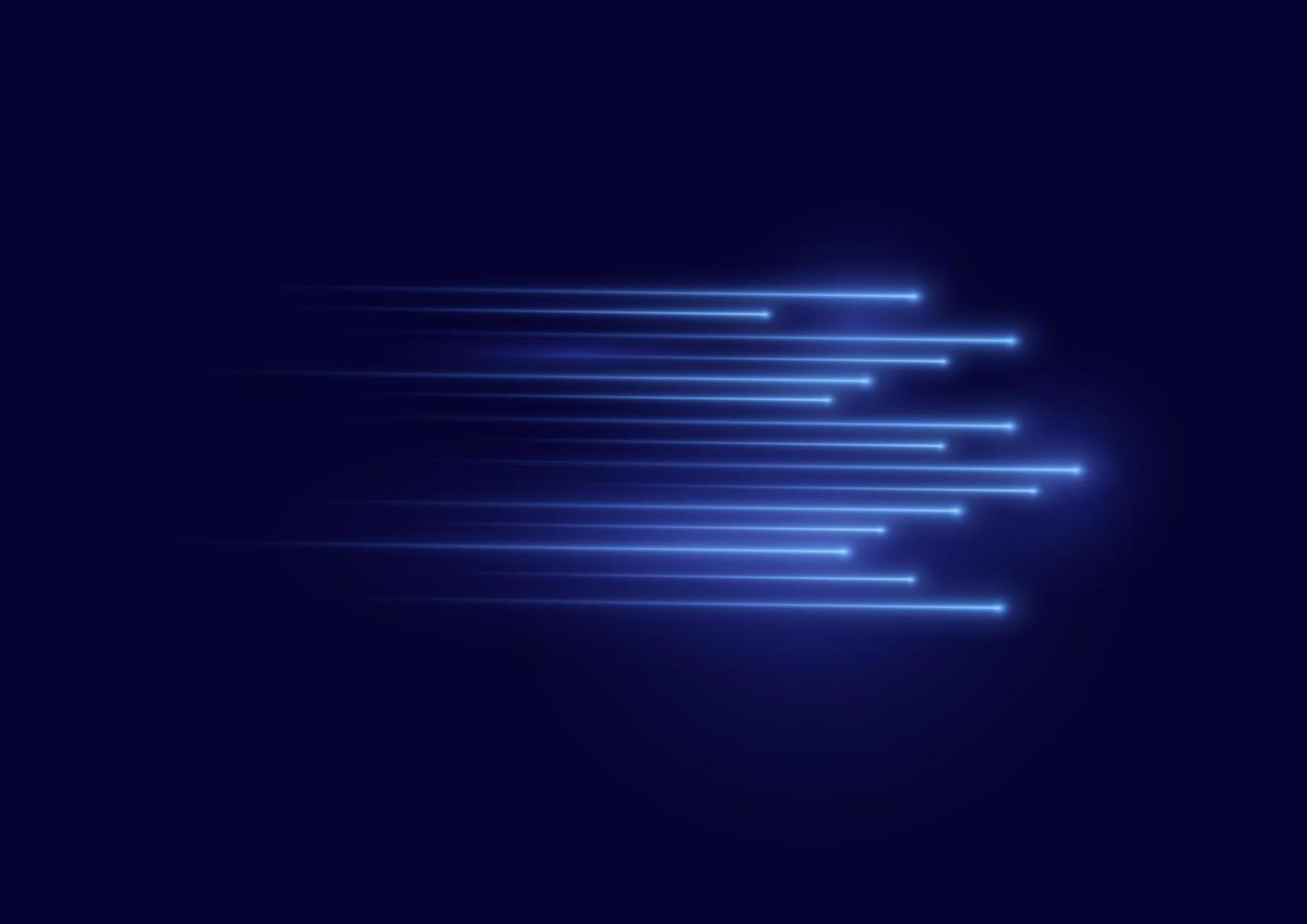 Abstract technology background concept.Motion speed and blur. Glowing white speed lines. Dynamic lines or rays. Light trail wave, fire path trace line. High speed. vector