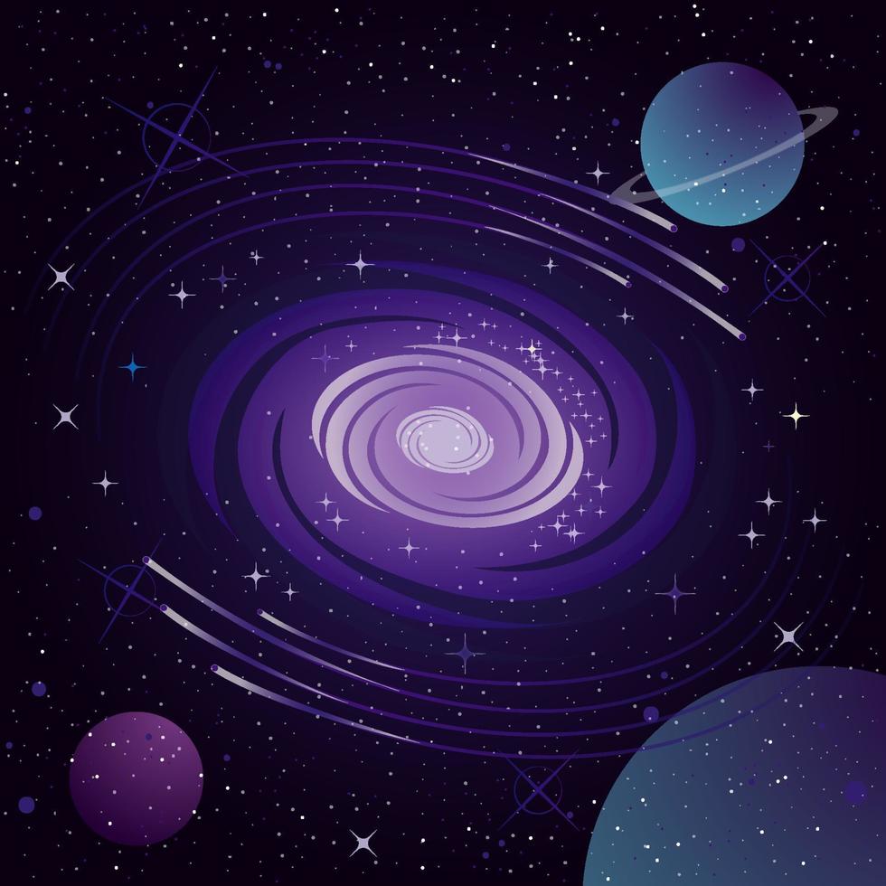 Galaxy Milky Way Concept vector