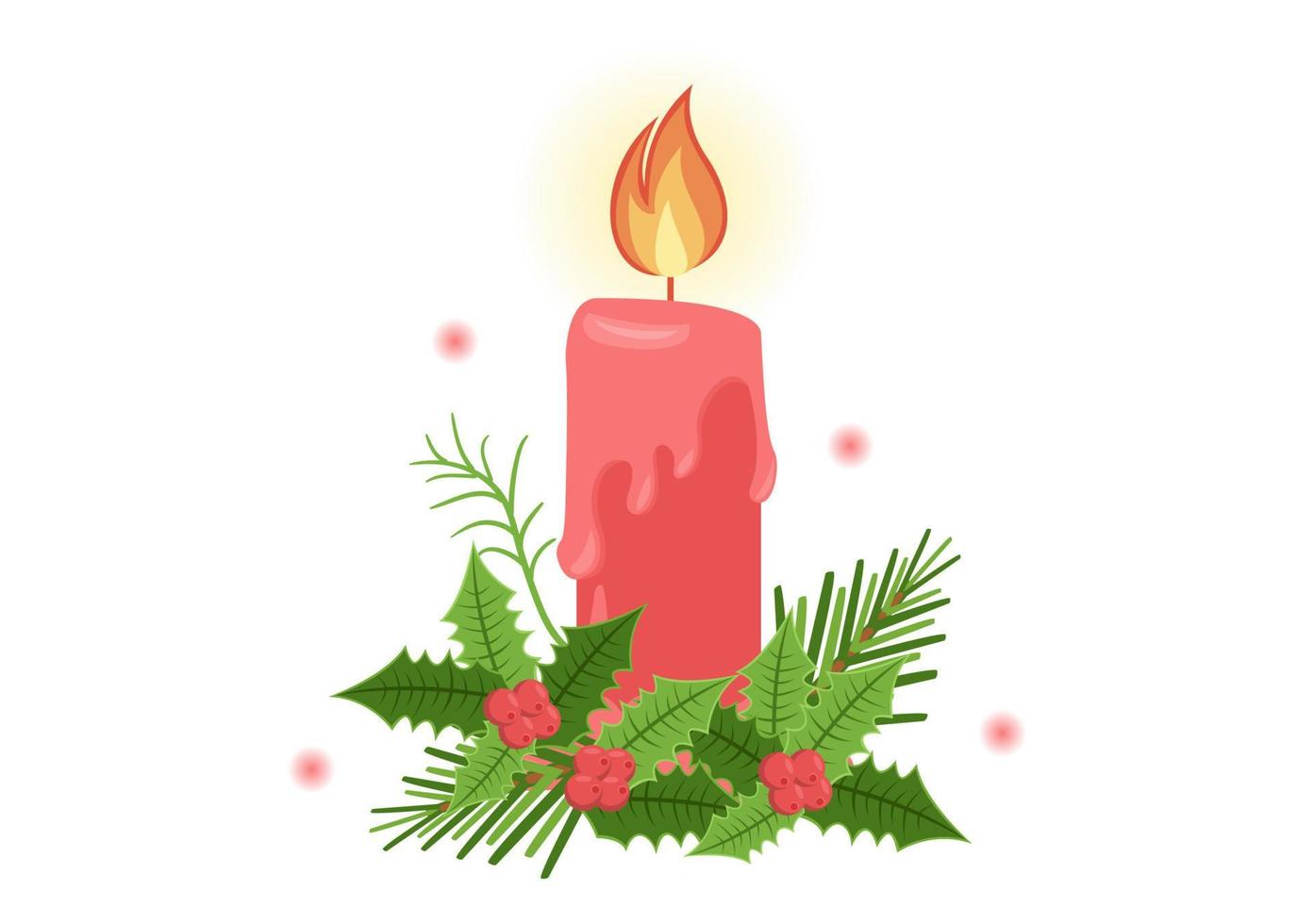 First Sunday of Advent or the Beginning of a New Church Year Which Takes Place on November 27 in Template Hand Drawn Cartoon Flat Illustration vector