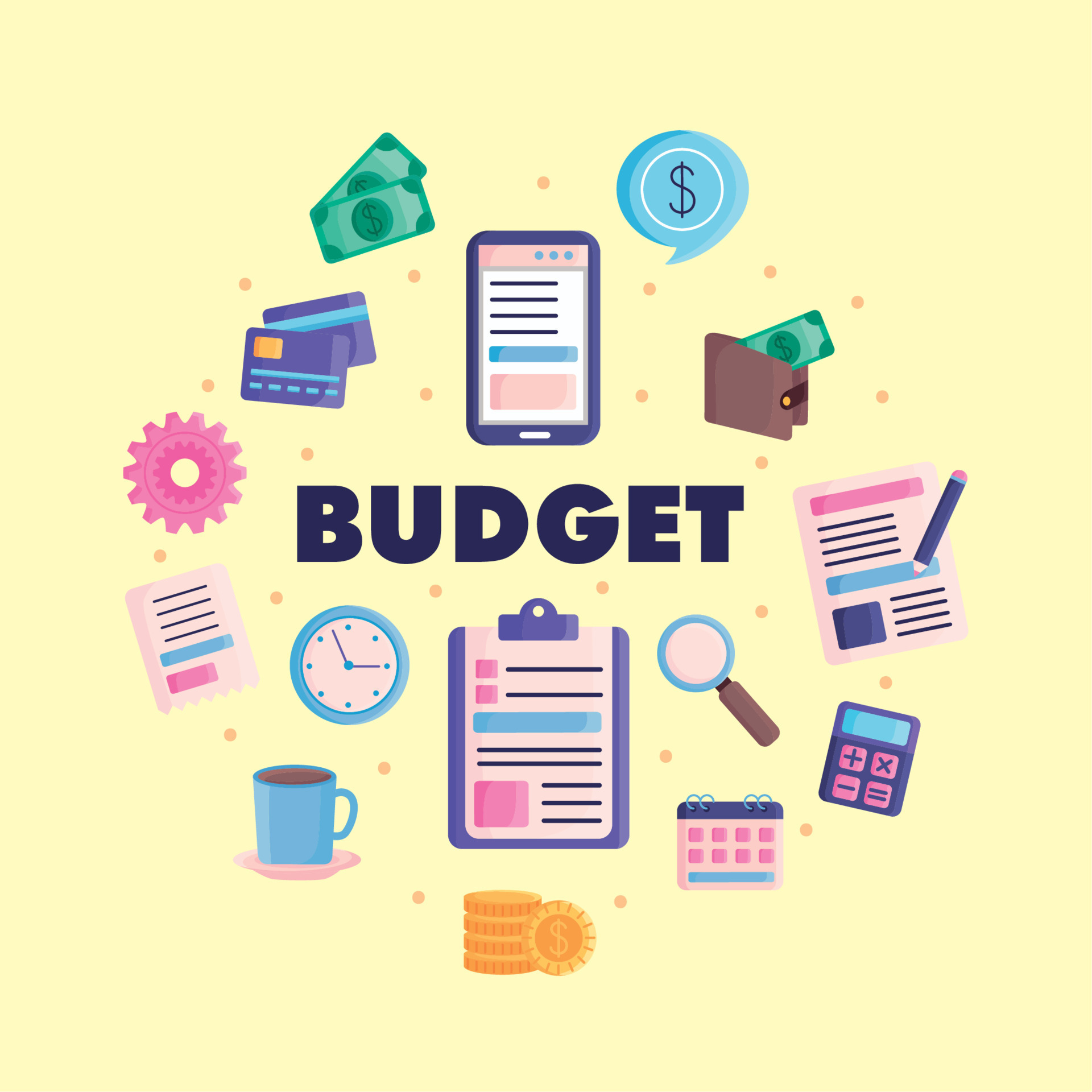 Budget Management Accounts 11136719 Vector Art At Vecteezy