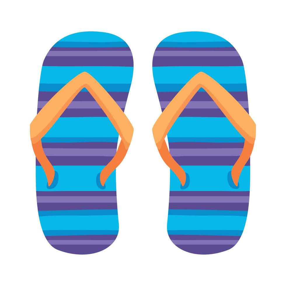 flip flops sandals vector