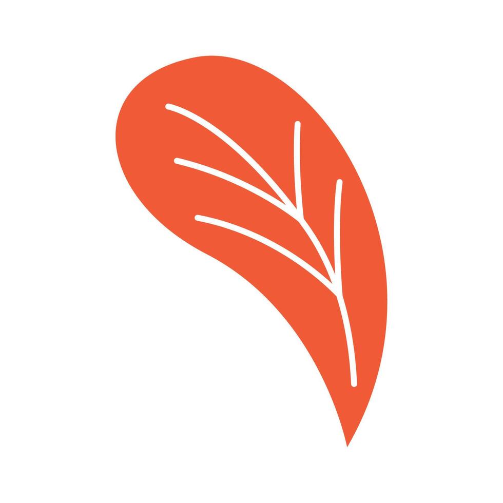 orange leaf plant 11137388 Vector Art at Vecteezy