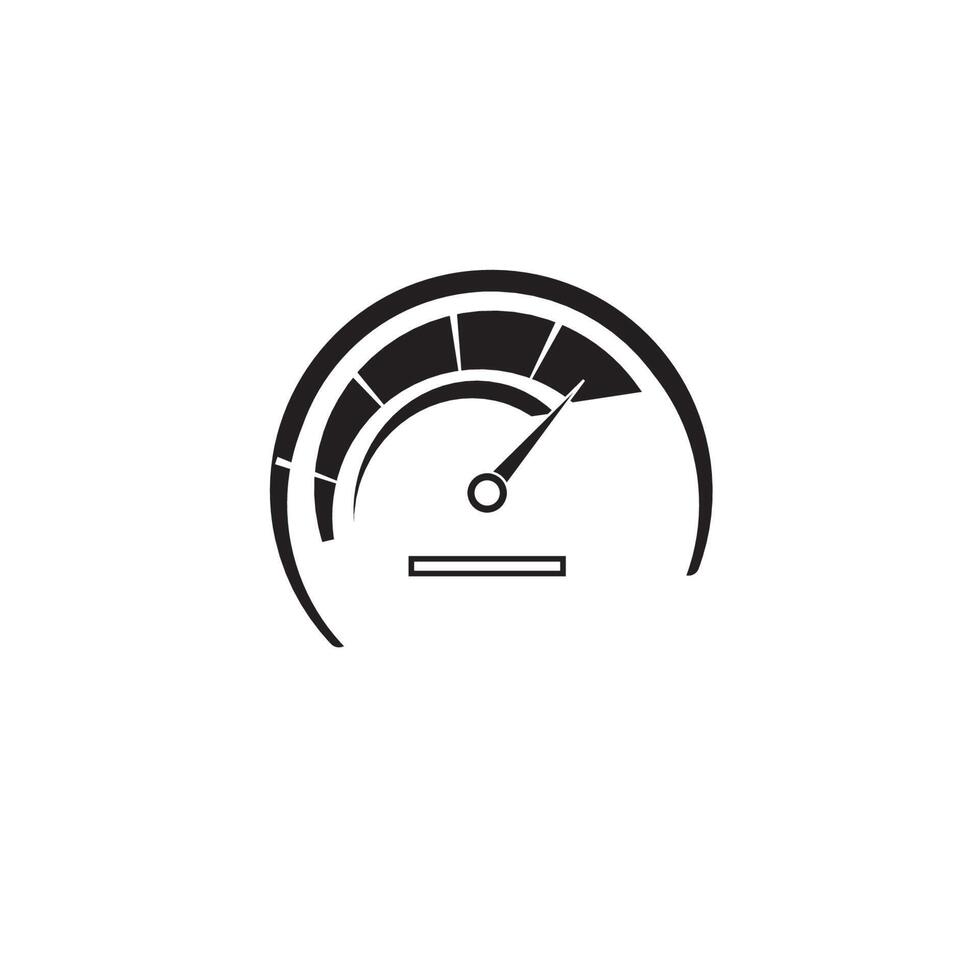 speedometer logo icon vector 11137510 Vector Art at Vecteezy
