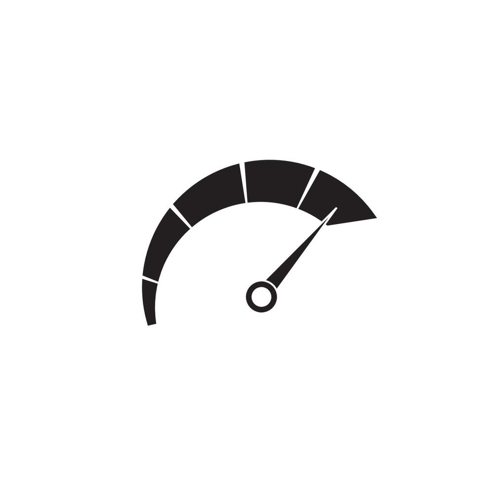 speedometer logo icon vector 11137535 Vector Art at Vecteezy