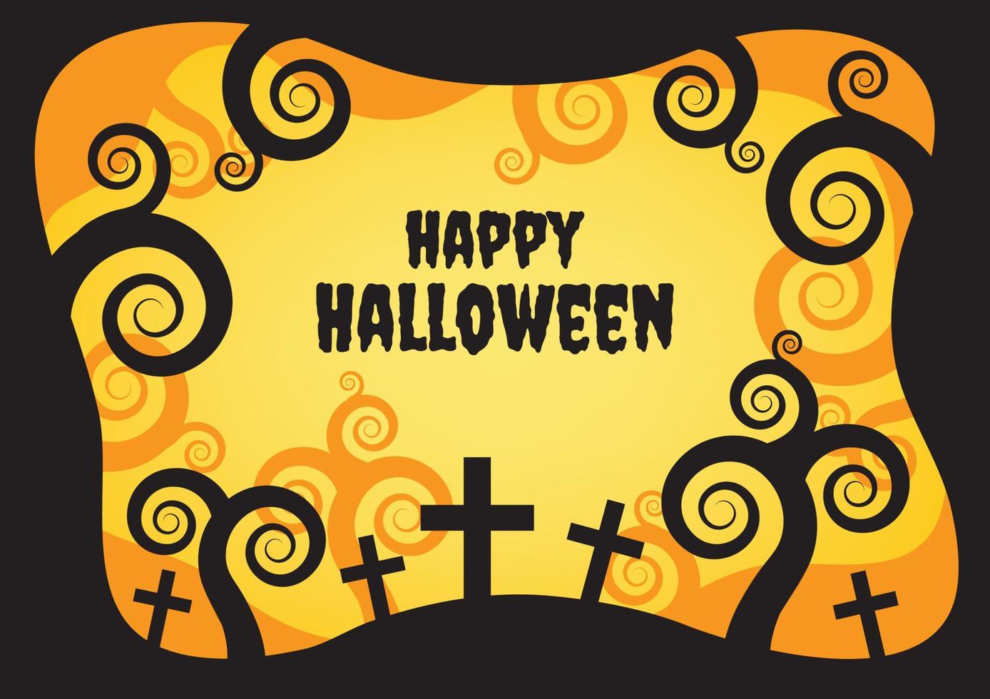 halloween banner for halloween content vector