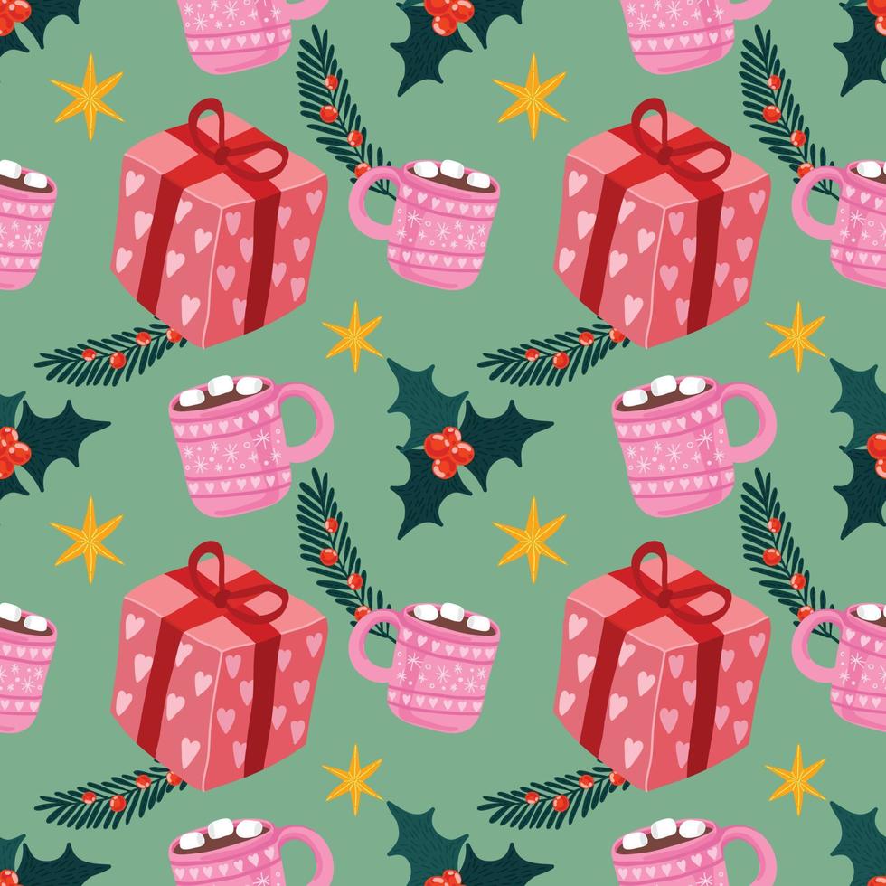 Christmas Wrapping Paper Wallpaper