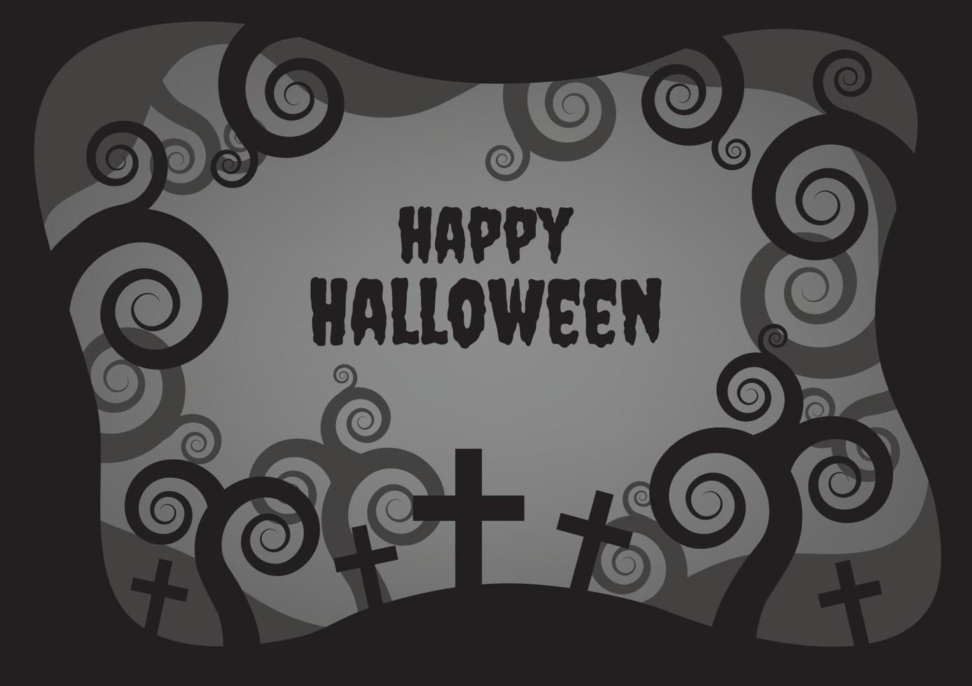 halloween banner for halloween content vector