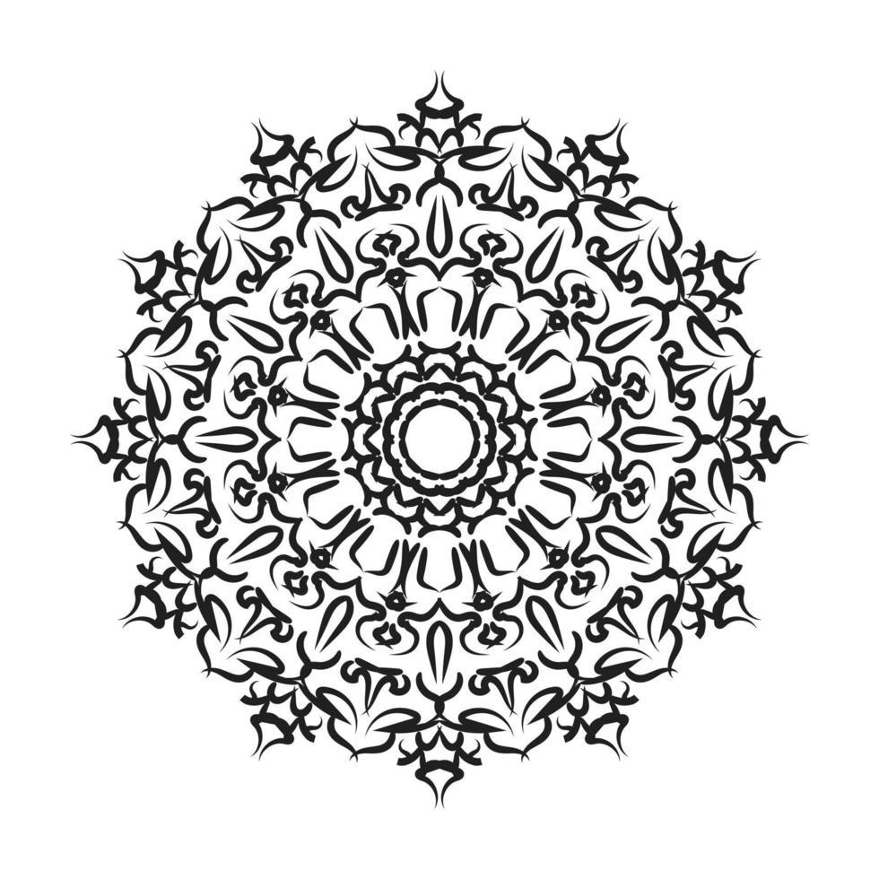 Hand drawn mandala. decoration in ethnic oriental  doodle ornament. vector