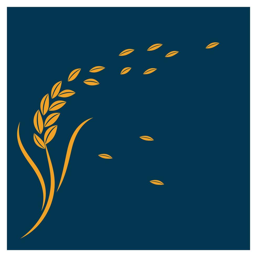 Wheat Logo template vector illustration design