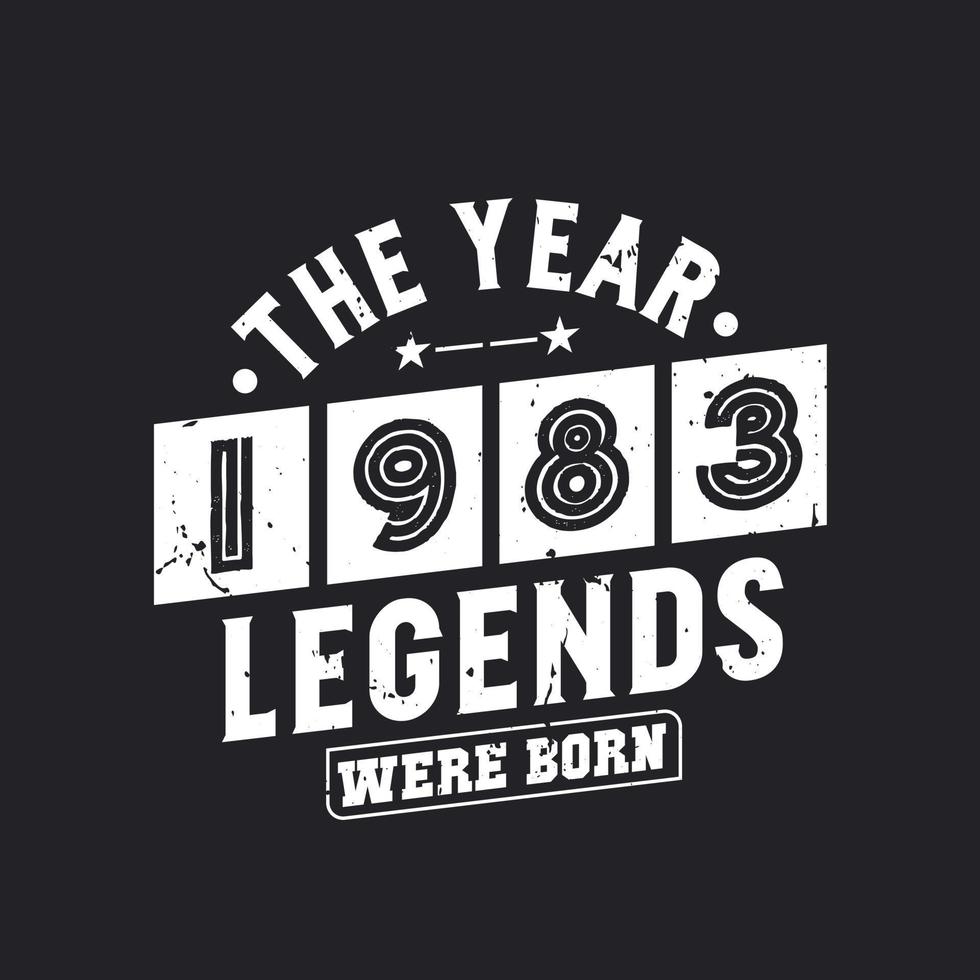 el año 1983 nacieron las leyendas vector