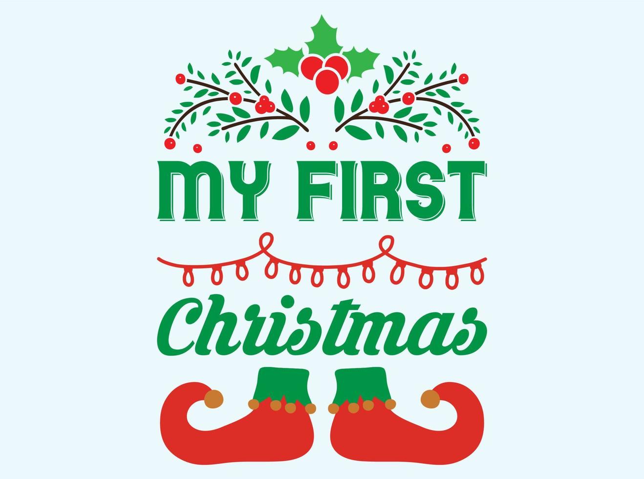 Christmas  t-shirt design file vector