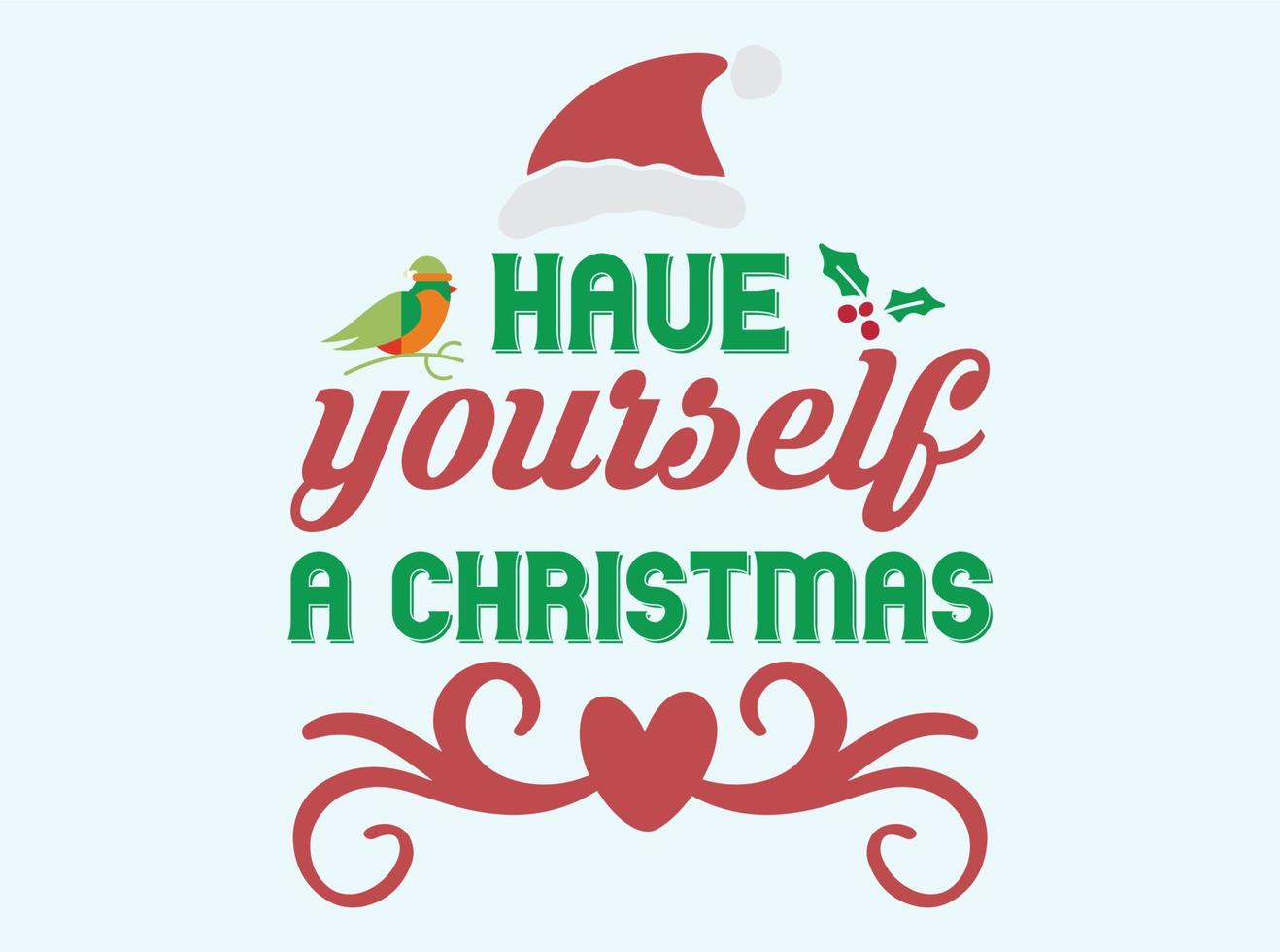 Christmas  t-shirt design file vector