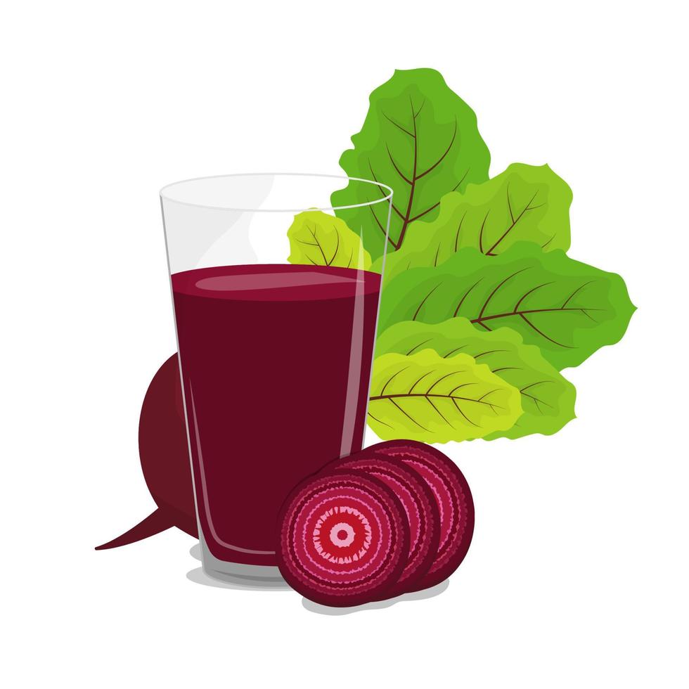 Beet juice illustration. The concept of cleansing the body. 11141211