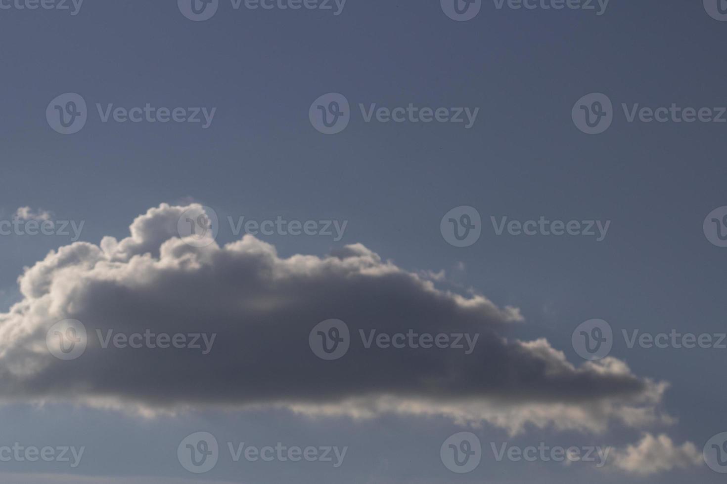 Clouds in sky. Air in summer. White cloud. photo