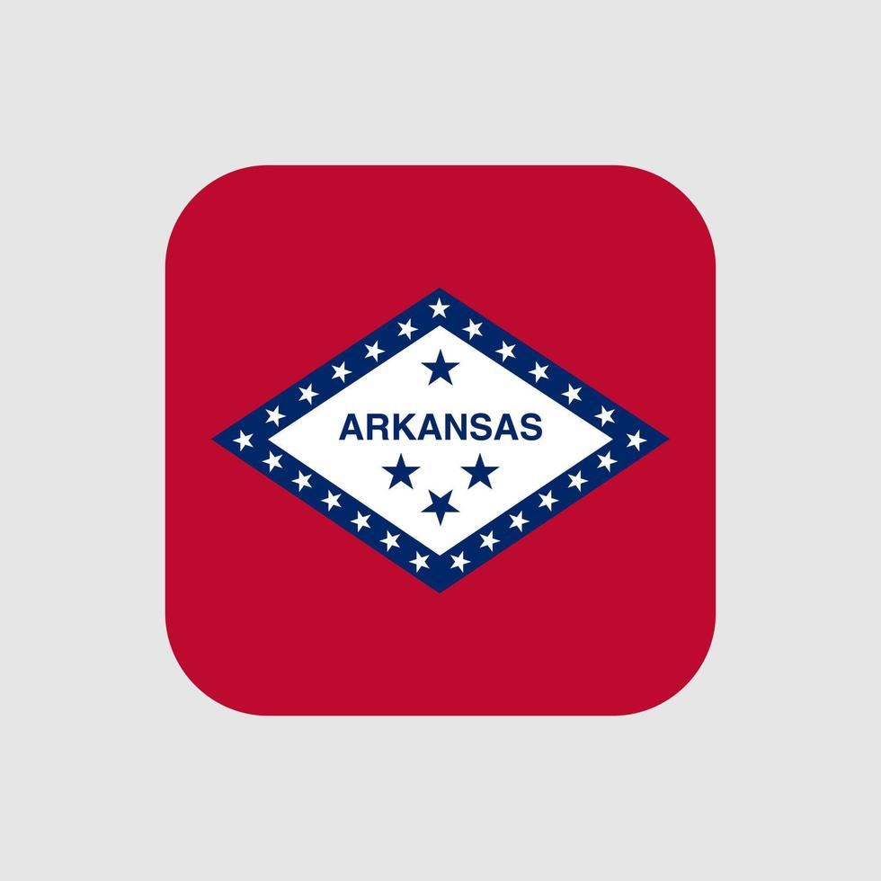 Arkansas state flag. Vector illustration.