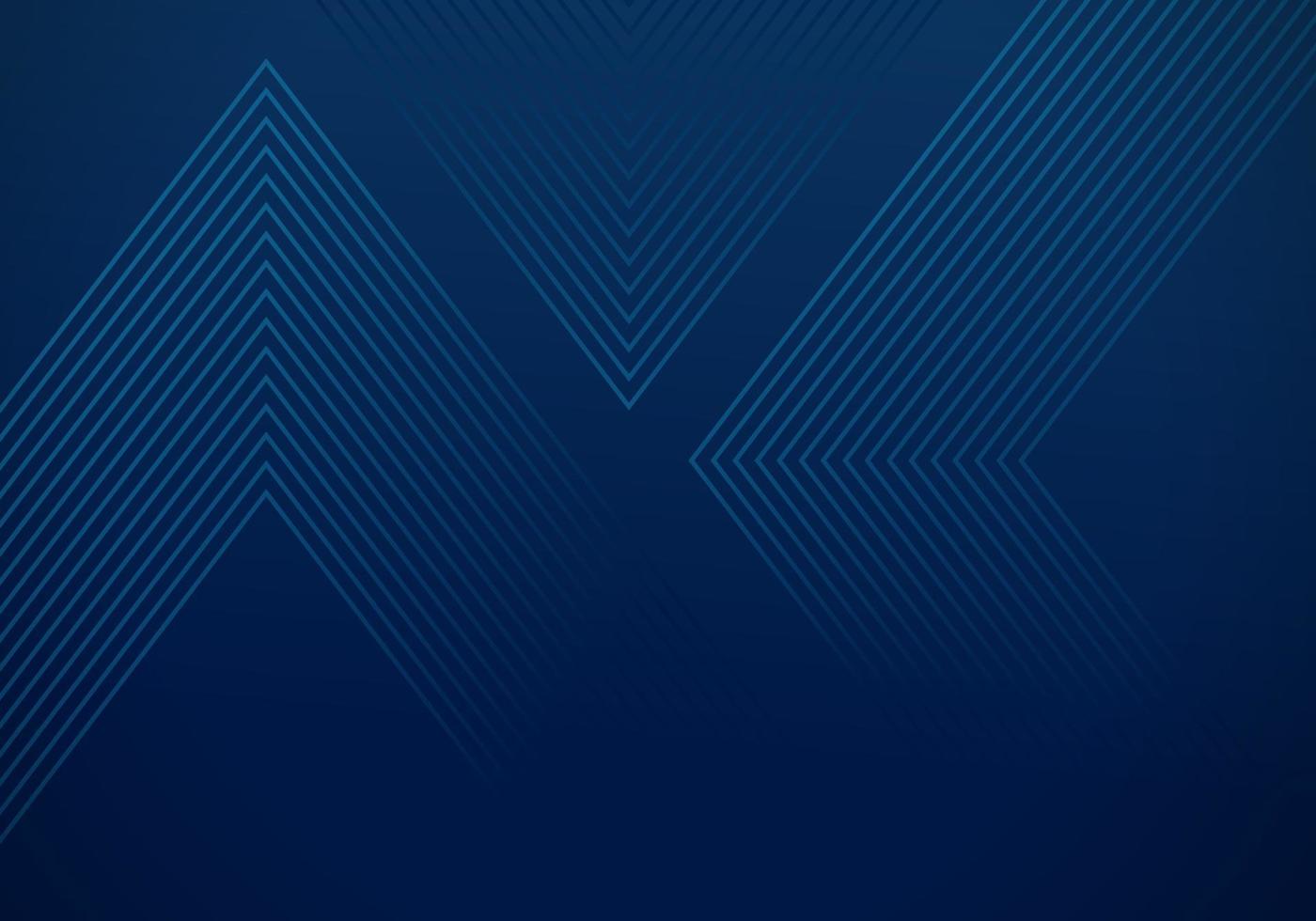 Dark Blue Background. Modern Line Stripes Curve Abstract Presentation Background with Copy Space vector