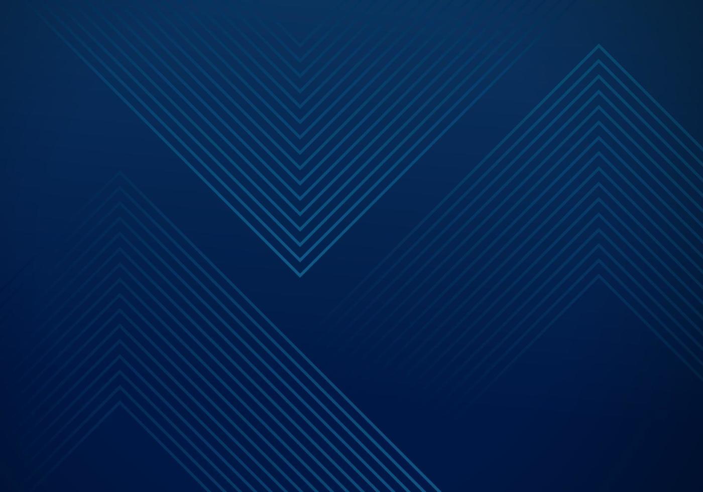 Dark Blue Background. Modern Line Stripes Curve Abstract Presentation Background with Copy Space vector