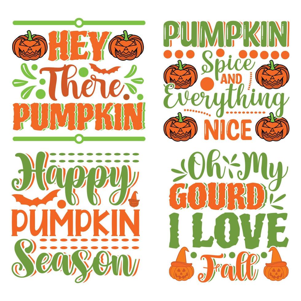 pumpkin t shirt design Bundle vector