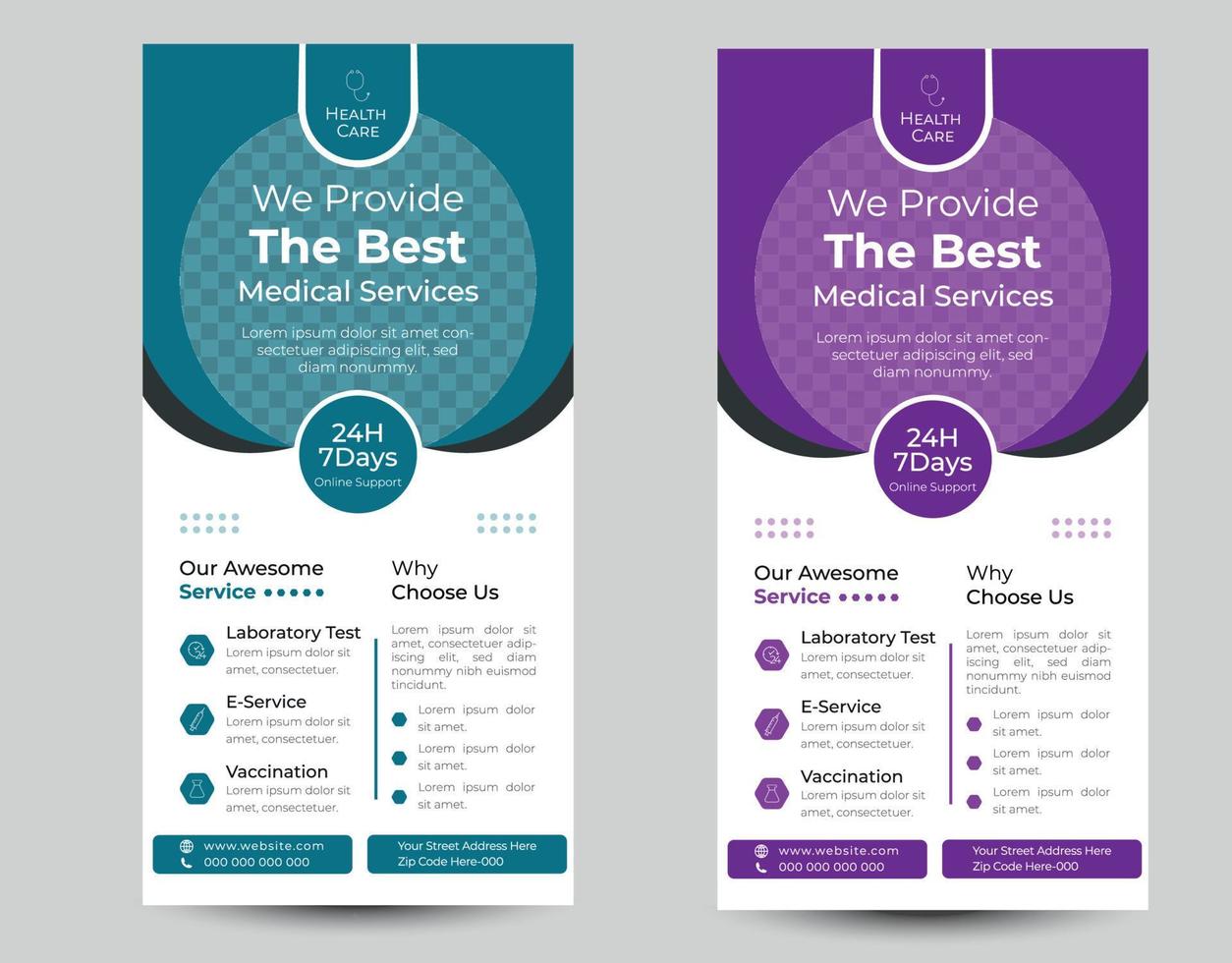 Modern Roll Up Banner Design Template vector
