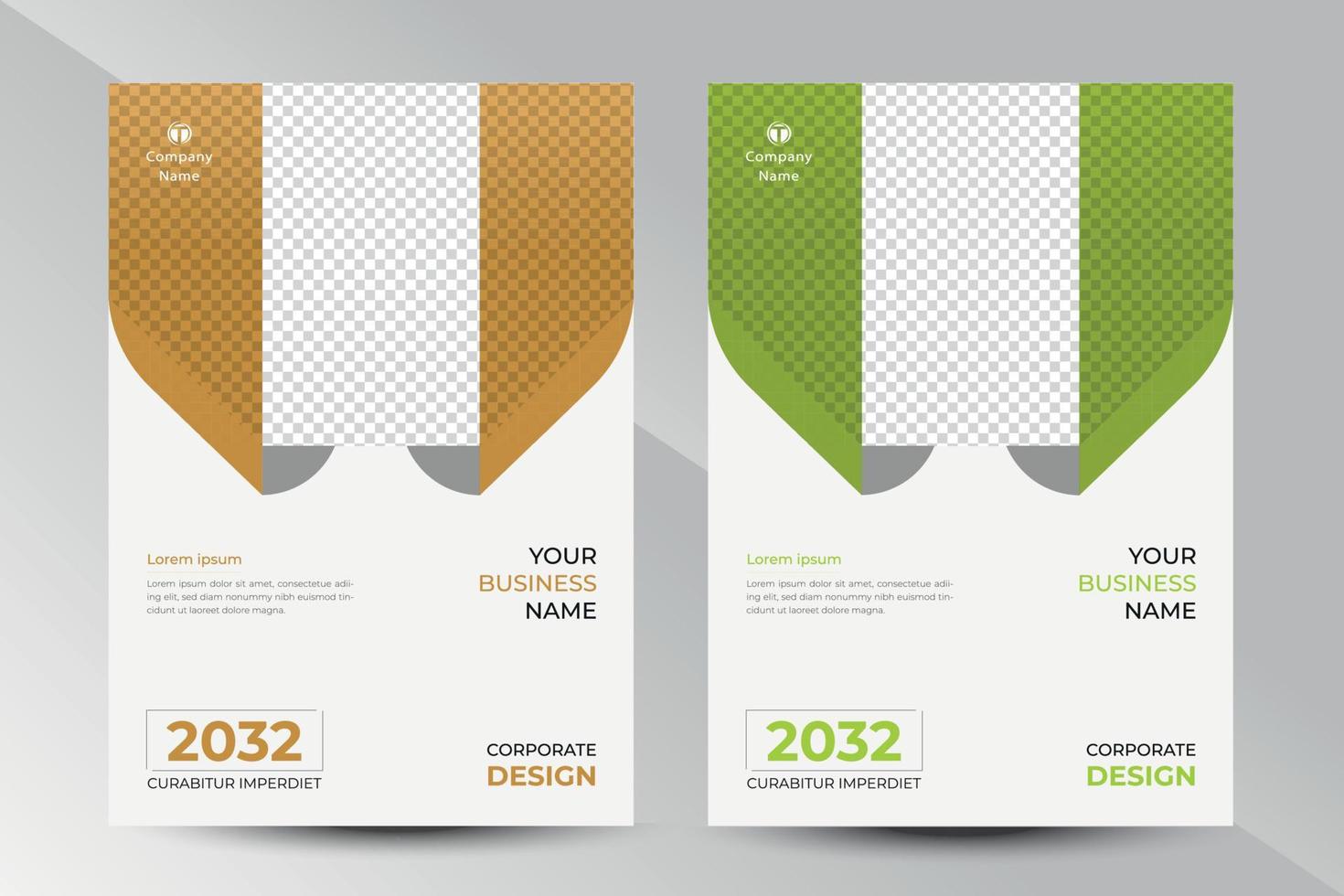 Modern Flyer Design Template vector