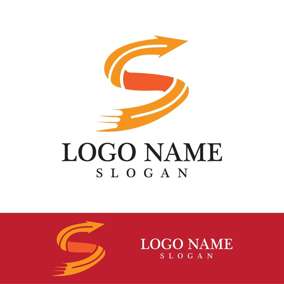 Business corporate S letter logo vector