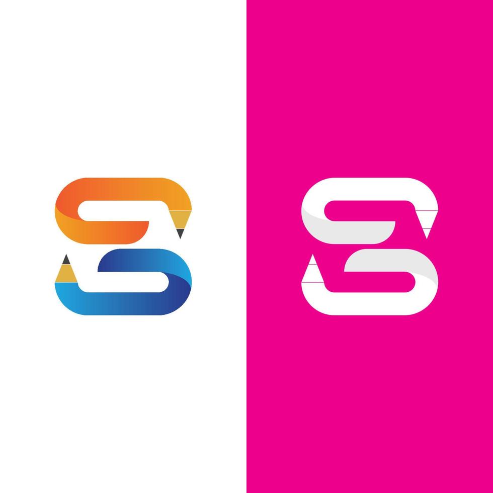 Business corporate S letter logo vector