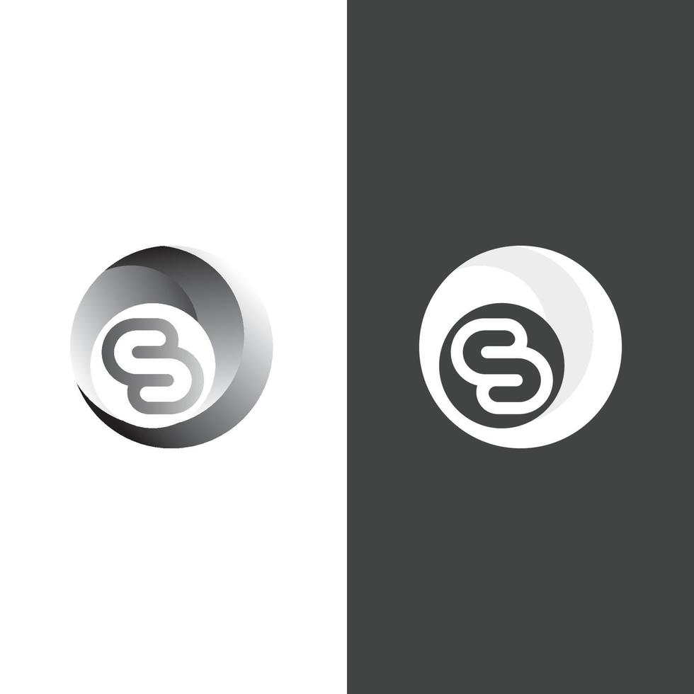 Business corporate S letter logo vector