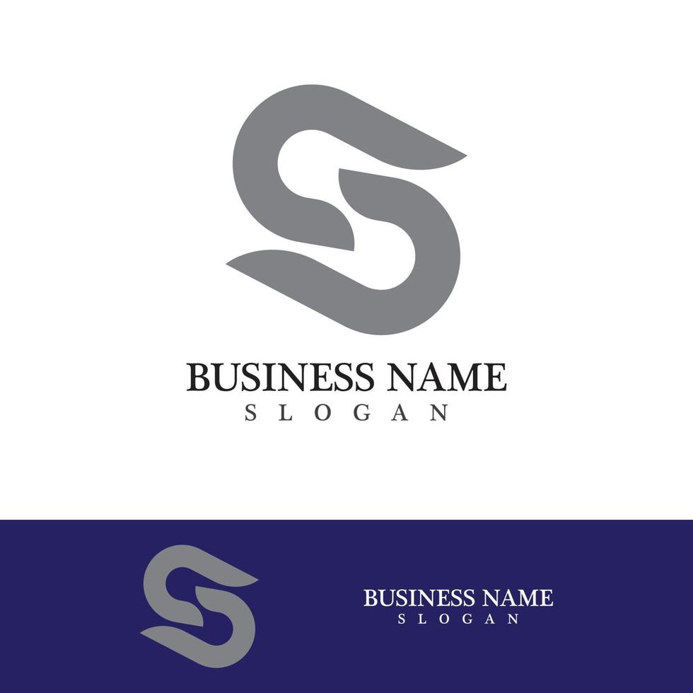 Business corporate S letter logo vector