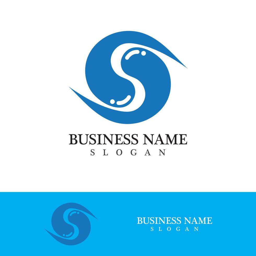 Business corporate S letter logo vector