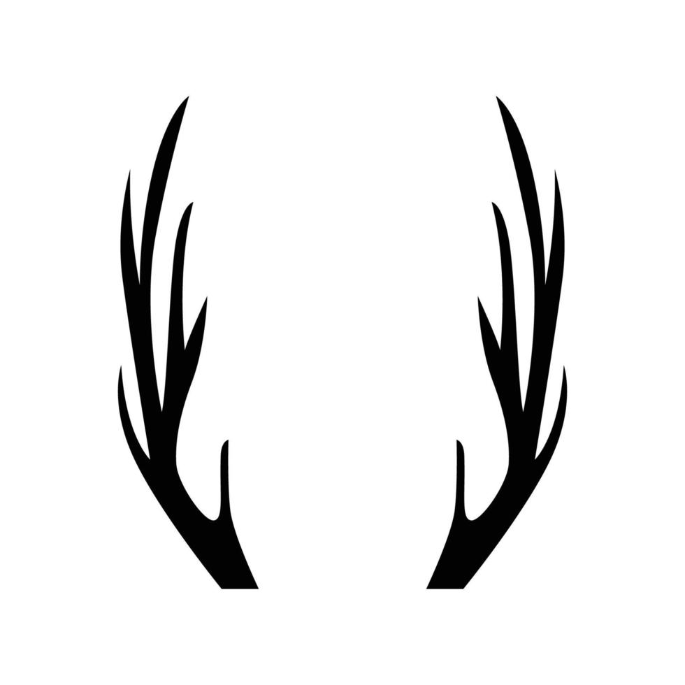 horns vector white background vector icon