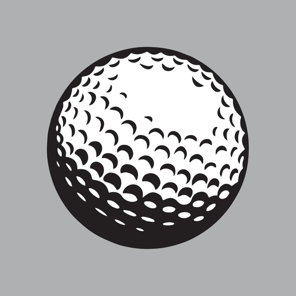 icono de diseño de vector de pelota de golf