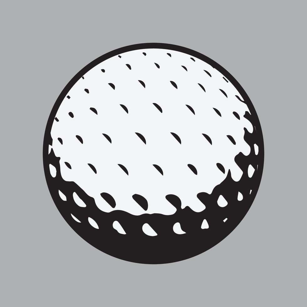 icono de diseño de vector de pelota de golf