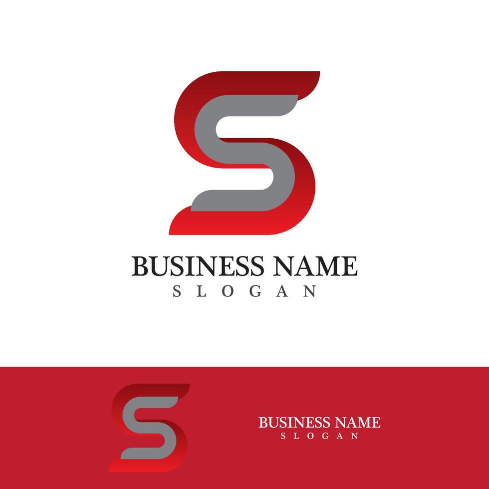 Business corporate S letter logo vector