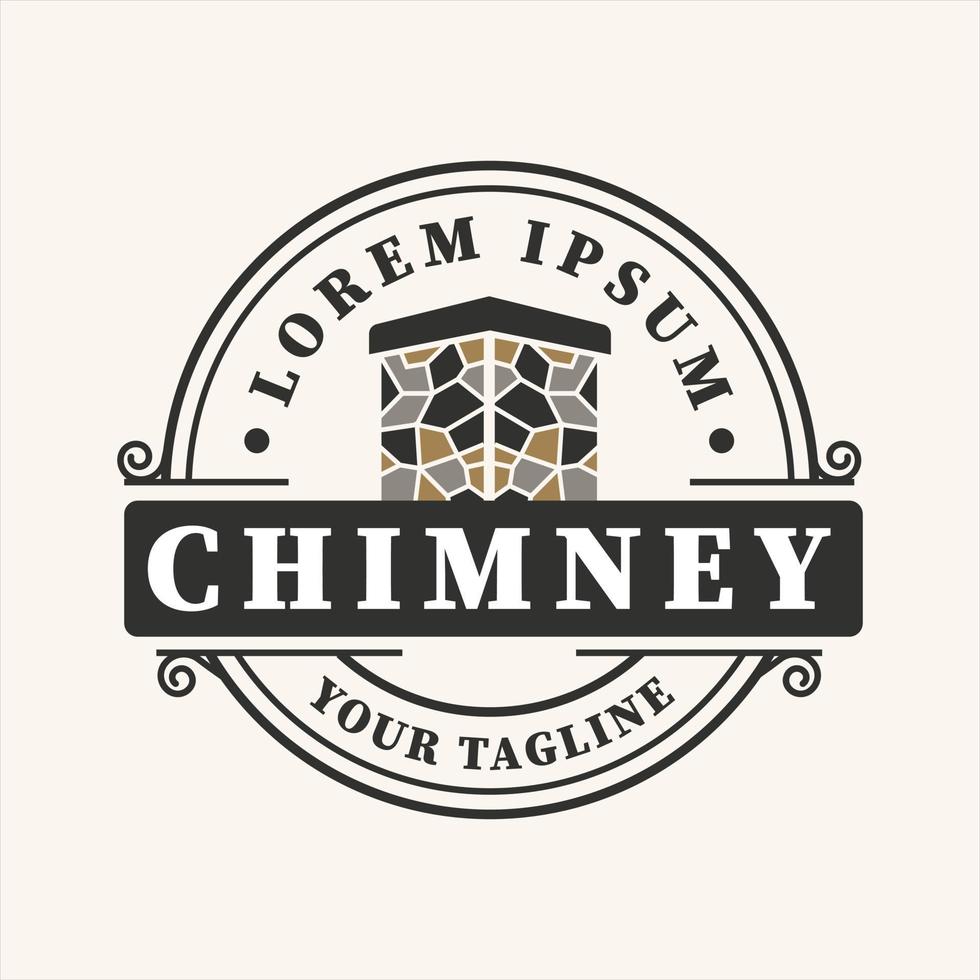 Chimney logo Logo Design chimney for cleaning.emblems,symbols,icons Vector,templates vector
