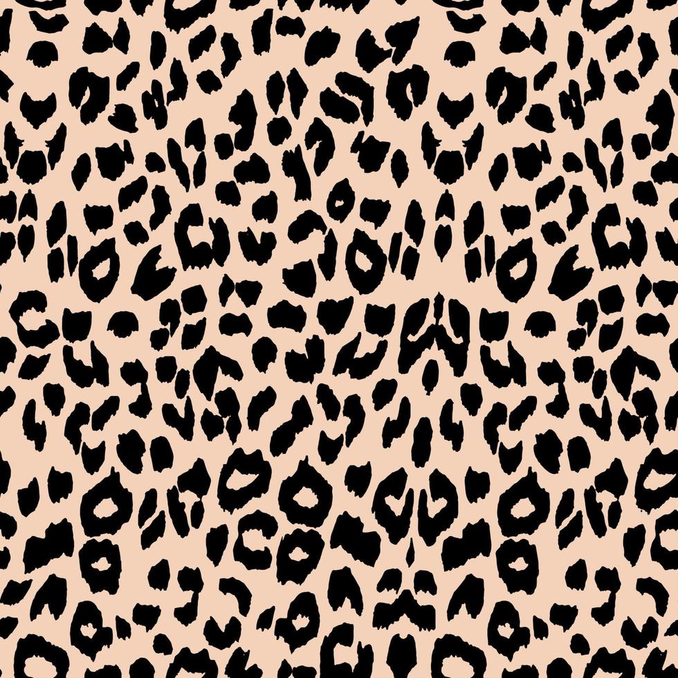 Leopard background. Seamless pattern. Animal print. vector