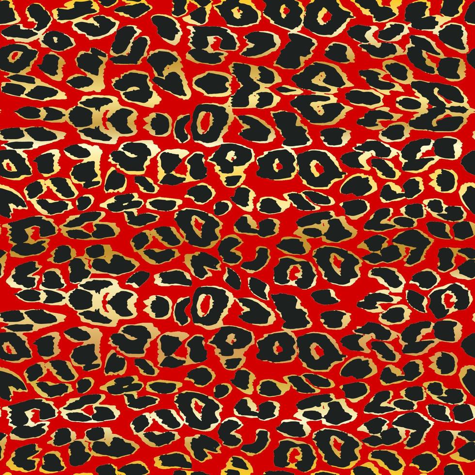 fondo de leopardo. patrón sin costuras Huella animal. vector