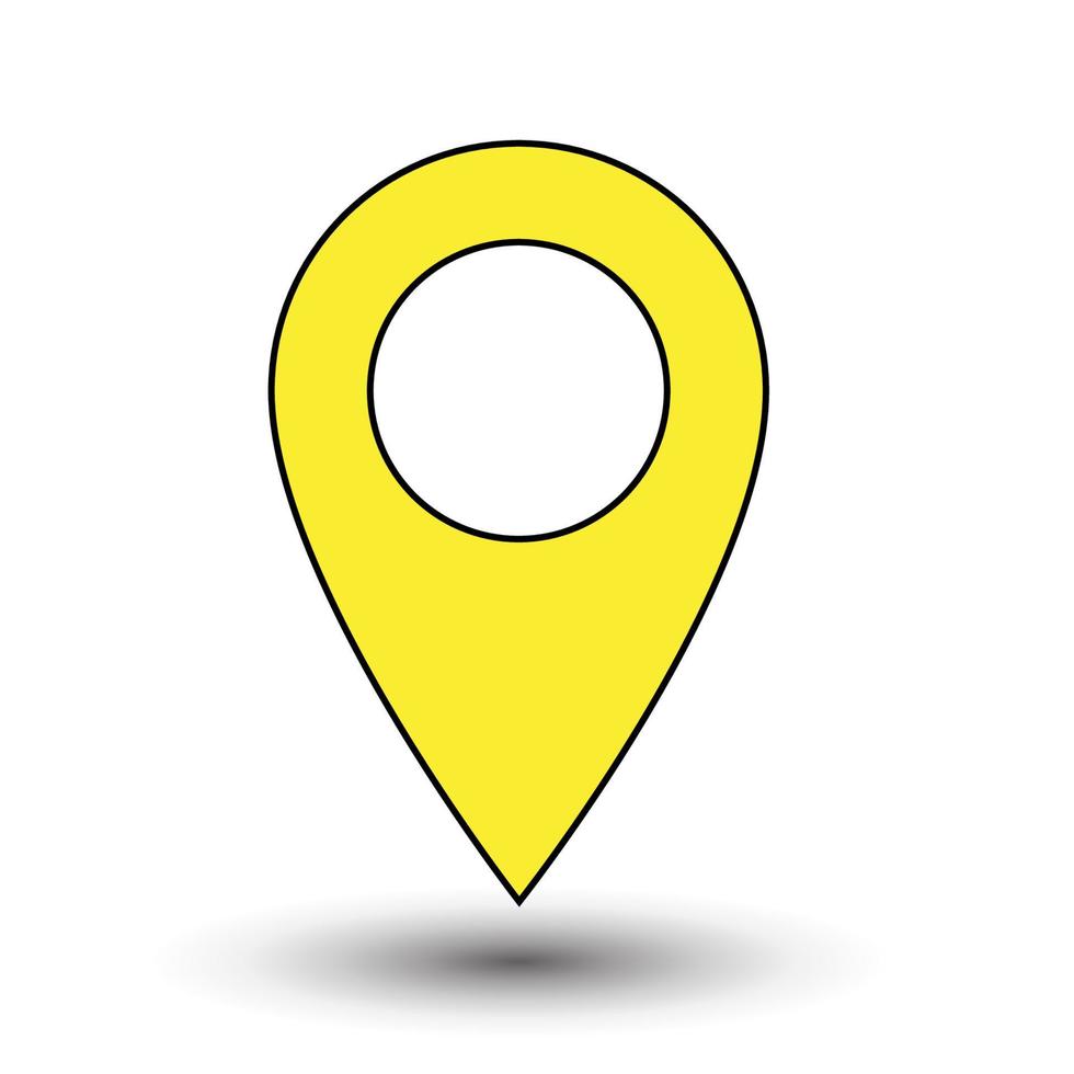 Travel Map pin sign location vector icon