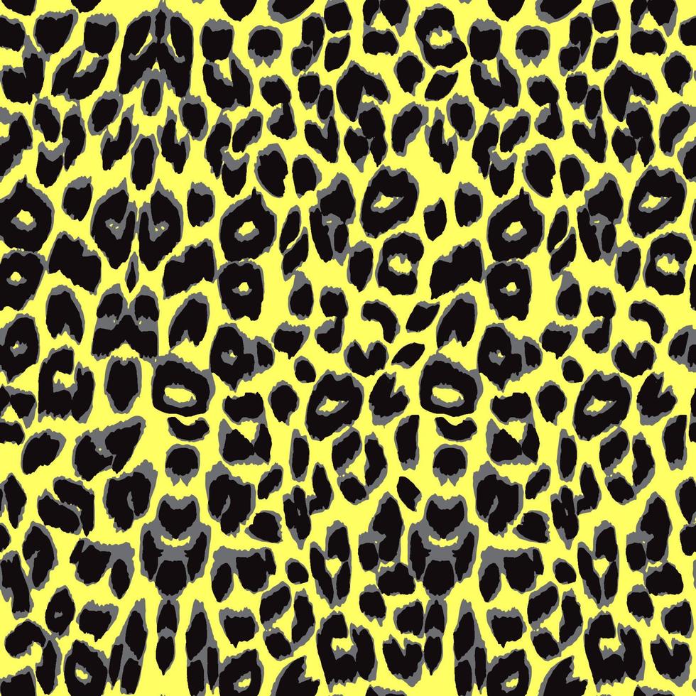 fondo de leopardo. patrón sin costuras Huella animal. vector