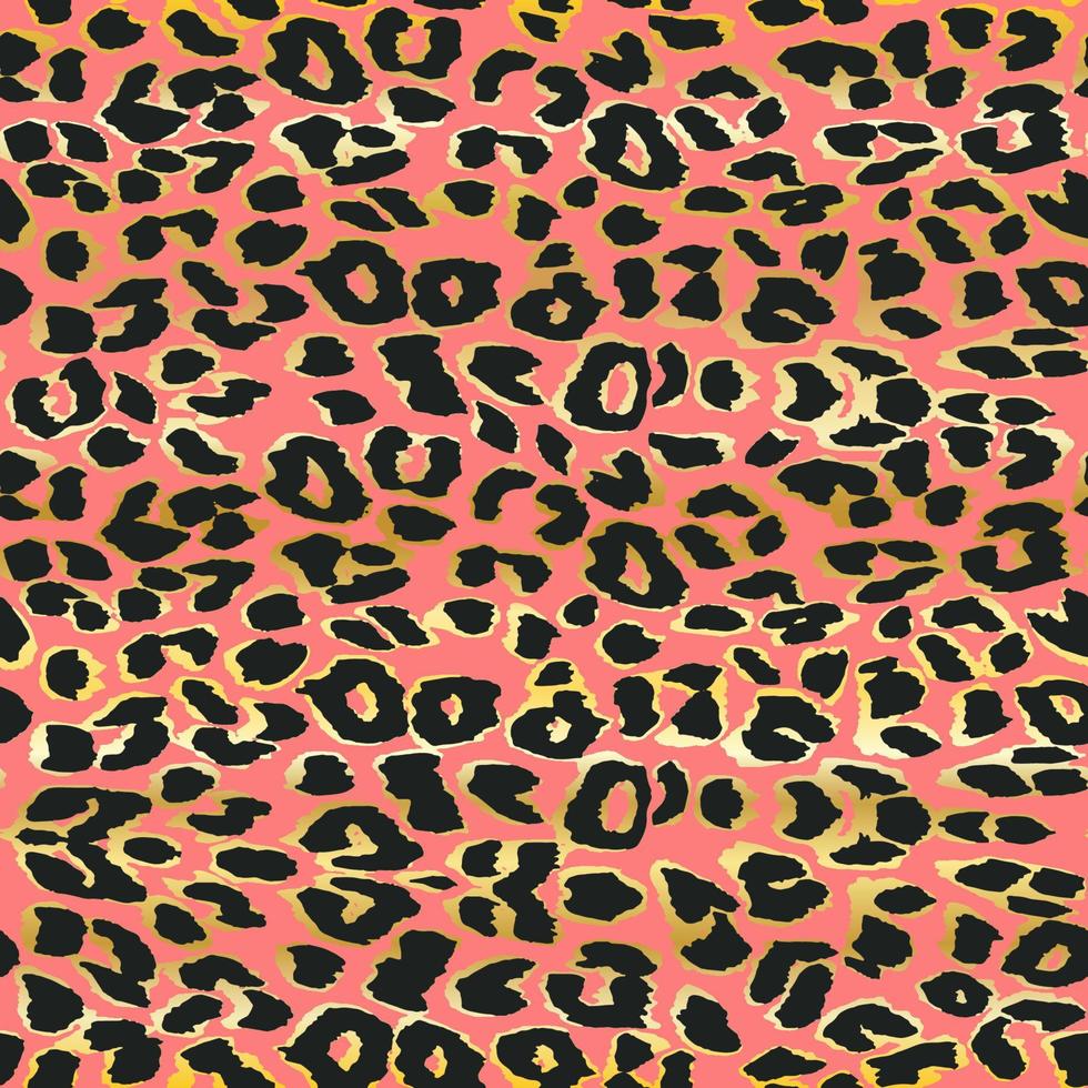 Leopard background. Seamless pattern. Animal print. vector
