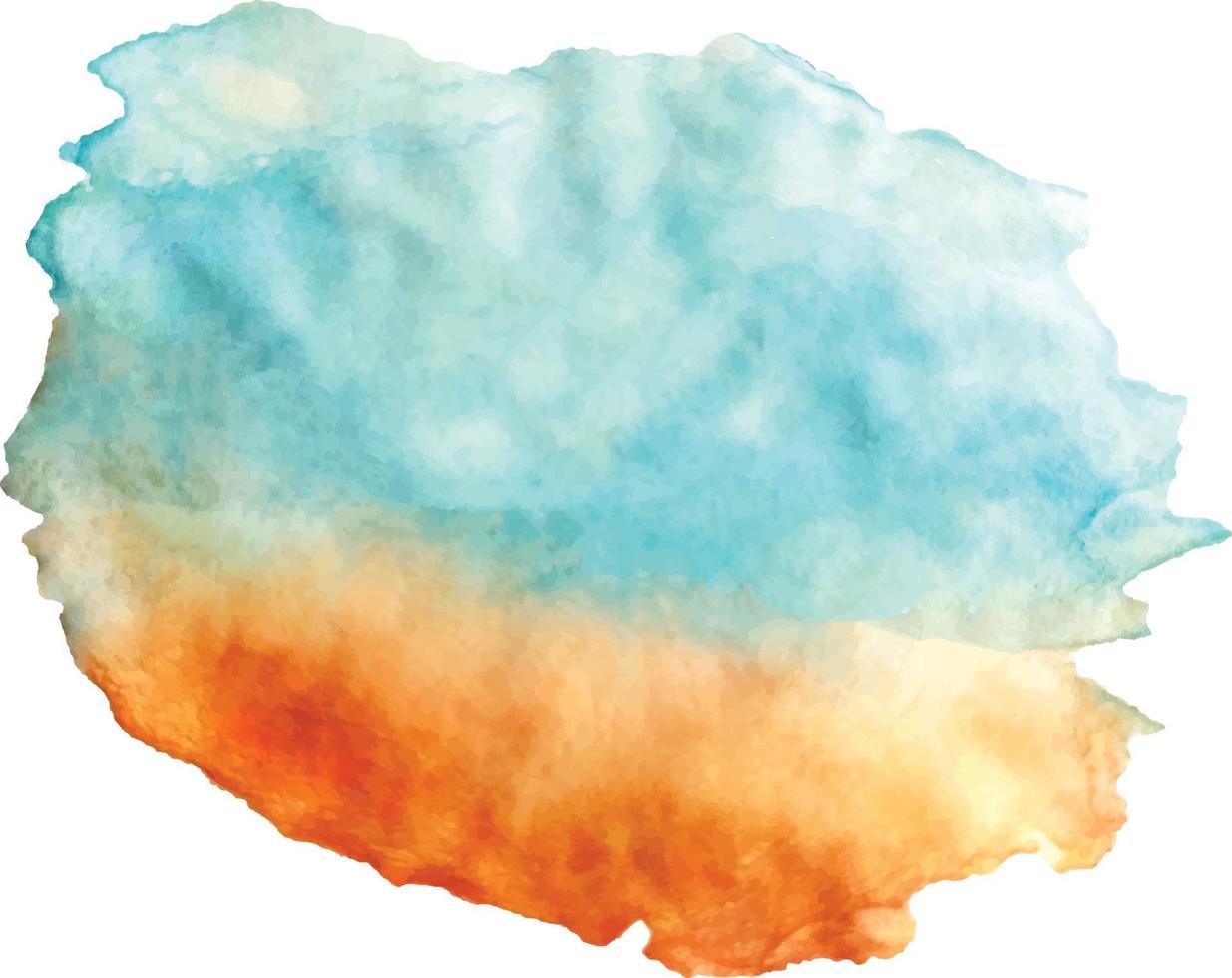 Abstract Isolated watercolor splatter stain, Watercolor splash vector