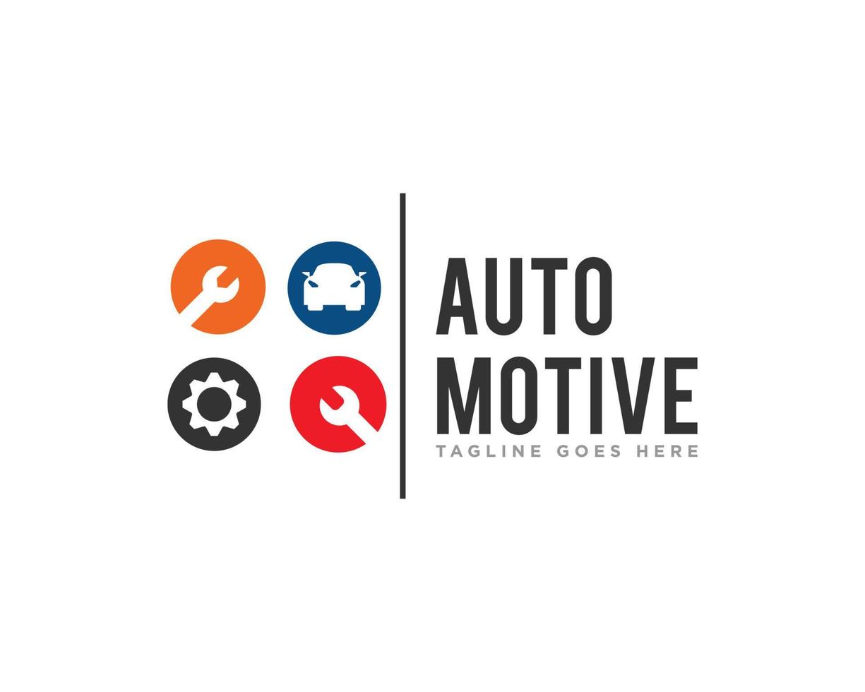 Car Service Logo Design Vector