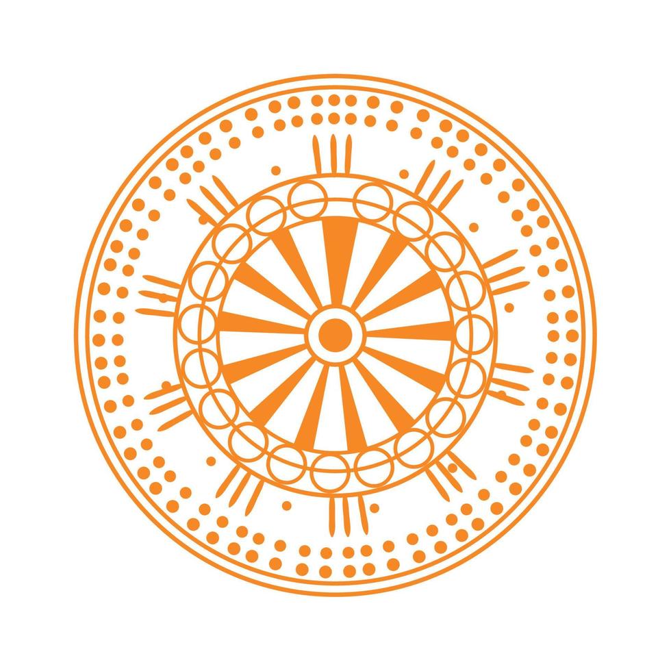 mandala ethnic style vector