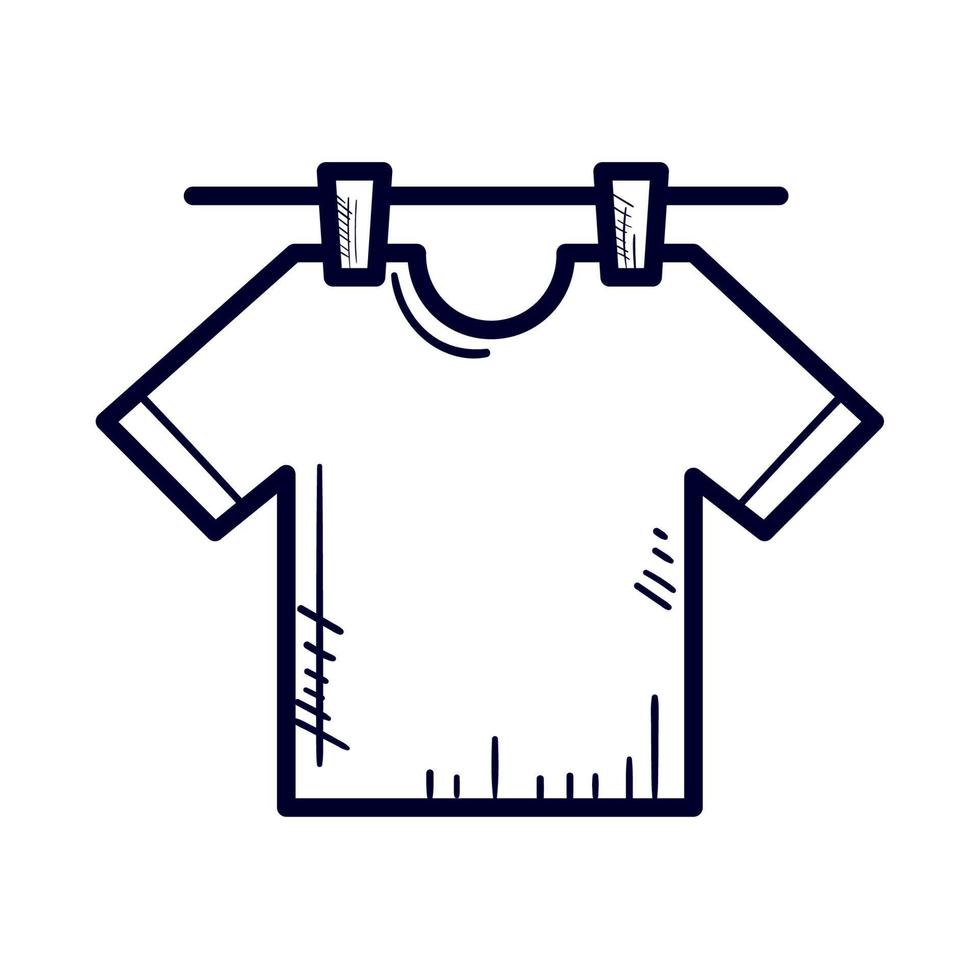 hanging tshirt icon vector