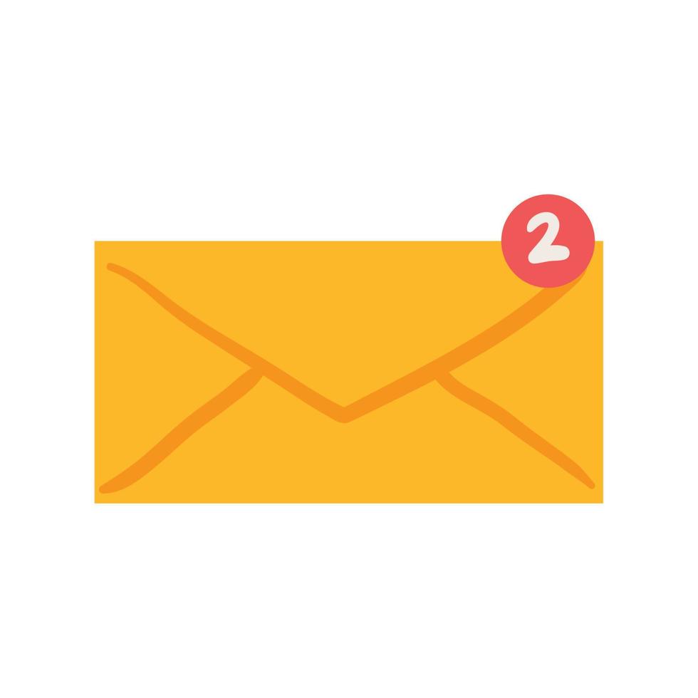 message notification icon vector