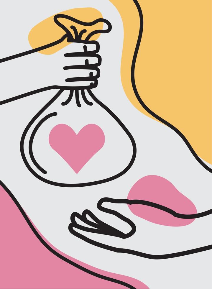 volunteer and charity vector